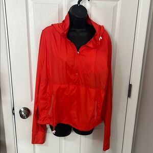 Avia Orange Sporty Windbreaker Jacket